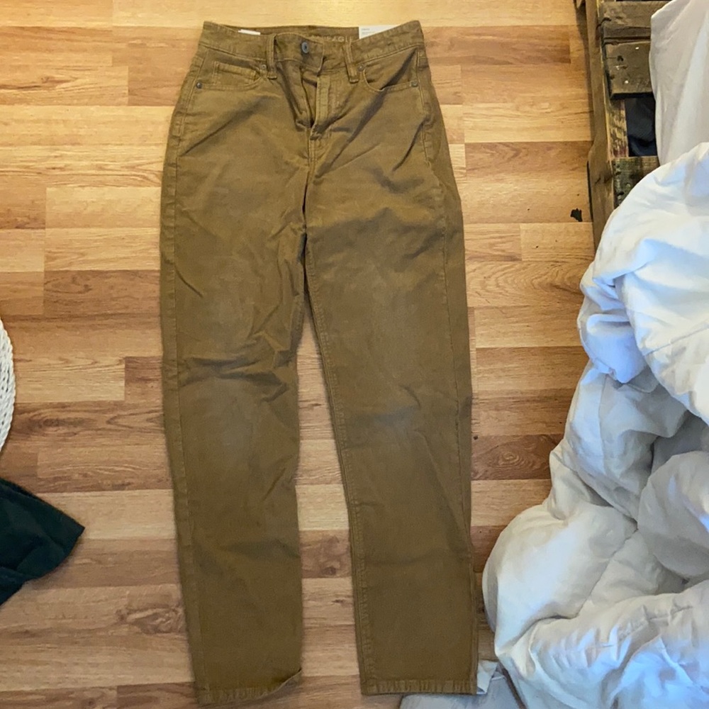 American eagle corduroy mom jeans